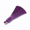 Polyester Tassel Pendants FIND-I009-B15-2