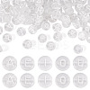 100Pcs 5 Styles Transparent Acrylic Beads OACR-TA0003-48C-1