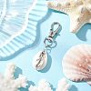 Ocean Collection Shell Pendant Decorations HJEW-JM03210-06-1