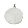 Non-Tarnish 304 Stainless Steel Pendants STAS-P321-03P-3