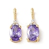 Brass Micro Pave Cubic Zirconia Pendants KK-Q031-43G-04-1