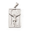 Non-Tarnish 304 Stainless Steel Religion Pendants STAS-E184-23P-1