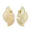 PVD Vacuum Plating 304 Stainless Steel Stud Earrings for Women EJEW-C120-03G-1