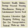 PVC Waterproof Decorative Sticker Labels DIY-WH0349-105-1