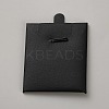 PU Leather & Sponge Jewelry Pendant Nceklace Display Cards NDIS-WH20005-02B-01-1