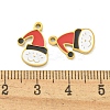 Halloween Theme Ion Plating(IP) 304 Stainless Steel Enamel Pendants STAS-M011-01F-3