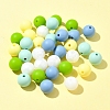 35Pcs Food Grade Eco-Friendly Silicone Focal Beads SIL-FS0001-22E-7
