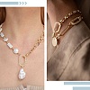 4Pcs Rack Plated Brass Micro Pave Clear Cubic Zirconia Clasps KK-SC0005-73-5