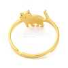 201 Stainless Steel Adjustable Ring for Women RJEW-D082-04D-3