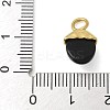 Dyed Black Synthetic Turquoise Pendants STAS-L277-07G-02-3