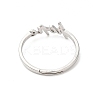Non-Tarnish 304 Stainless Steel Word Hope Adjustable Ring RJEW-L107-027P-3