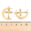 304 Stainless Steel Pendants STAS-N108-37G-3