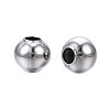 Round 304 Stainless Steel Beads STAS-TAC0004-8mm-P-3