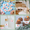 Leaf Paper Self Adhesive Mini Candy Bar Wrappers DIY-WH0604-012-6