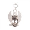 Skull Tibetan Style Alloy European Dangle Charms PALLOY-I116-35AS-3