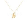 304 Stainless Steel Husky Dog Cutout Silhouette Pendant Necklaces WG9715E-01-4