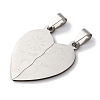 201 Stainless Steel Pendants STAS-Q342-43P-2