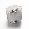 Barrel Large Hole Alloy Enamel European Beads MPDL-L013-10F-1