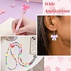 32Pcs 8 Colors Bowknot Silicone Focal Beads SIL-CJ0003-24-7