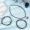 2Pcs Braided Round Leather Cord Necklace Making NJEW-BBC0001-19B-01-4