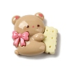 Opaque Resin Cartoon Bear Decoden Cabochons LS-RESI-G082-01B-1