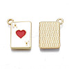 Rack Plating Alloy Enamel Pendants X-PALLOY-N172-009-3
