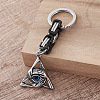 All-Seeing Eye 304 Stainless Steel & Resin Keychains PW0375-2