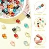 90Pcs 9 Colors Transparent Acrylic Beads MACR-YW0004-24-4