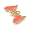 Zinc Alloy Tomato Enamel Cat Ears Links LS-ENAM-NH0001-01G-2