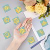 Nickel Metal Waterproof Self-Adhesive Picture Stickers DIY-WH20016-053-3