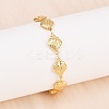 304 Stainless Steel Link Chain Bracelets for Women BJEW-D359-11G-5