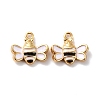 Brass Enamel Pendants KK-P207-007G-RS-2