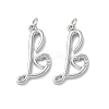 Eco-Friendly Rack Plating Brass Micro Pave Cubic Zirconia Pendants KK-F845-31P-2