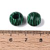 Synthetic Malachite European Beads G-Q607-02I-3