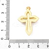 Brass Micro Pave Cubic Zirconia Pendants KK-S510-14G-3