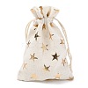 Christmas Theme Cotton Fabric Cloth Bag ABAG-H104-B01-2