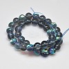 Synthetical Moonstone Beads Strands G-G585-10mm-03-2