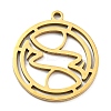 304 Stainless Steel Pendants STAS-Z043-01L-1