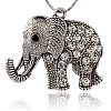 Tibetan Style Alloy Rhinestone Big Pendants ALRI-L048-01AS-1