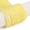 Baking Paint Transparent Glass Beads Strands DGLA-A034-J2mm-B07-1