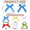 60Pcs 6 Colors Polyester Bowknot FIND-PH0021-91-2