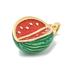 Brass Enamel Charms KK-M305-16G-2