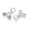 Alloy Crystal Rhinestone European Dangle Charms FIND-N009-23P-2