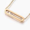 304 Stainless Steel Pendant Necklaces NJEW-P206-20G-3