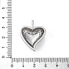 Brass Micro Pave Cubic Zirconia Pendants KK-S510-32GP-06-3