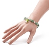 4Pcs 4 Style Natural & Synthetic Mixed Gemstone Chips & Glass Pearl Beaded Stretch Bracelets Set BJEW-TA00207-3