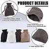 4 Colors Polyester Imitation Burlap Packing Pouches Drawstring Bags ABAG-BBC0001-04A-6