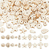100Pcs 10 Styles Synthetic Howlite Beads G-GO0001-20-1