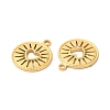 Ion Plating(IP) 304 Stainless Steel Pendants STAS-L268-013G-3