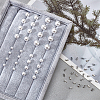 16 Pairs 4 Size Plastic Imitation Pearl Stud Earrings with Steel Iron Pins EJEW-AN0003-89-7